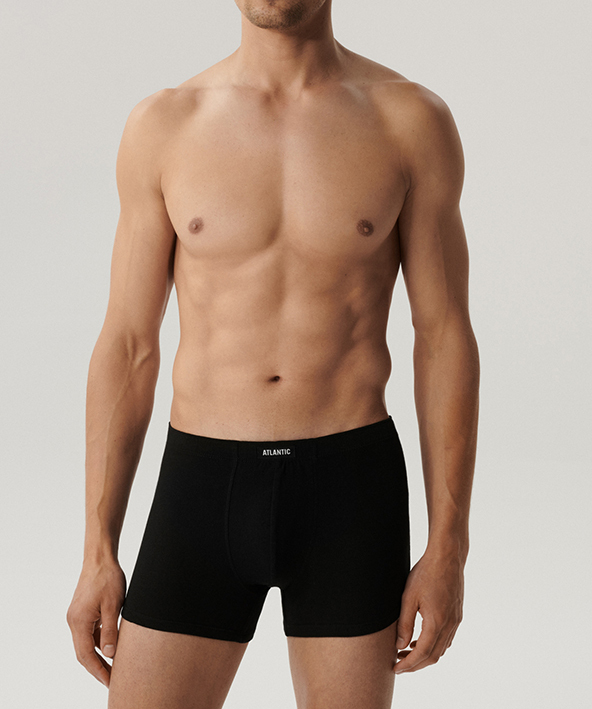 Набір боксерів чоловічих Atlantic 3BMH-007 3шт. M чорніфото2