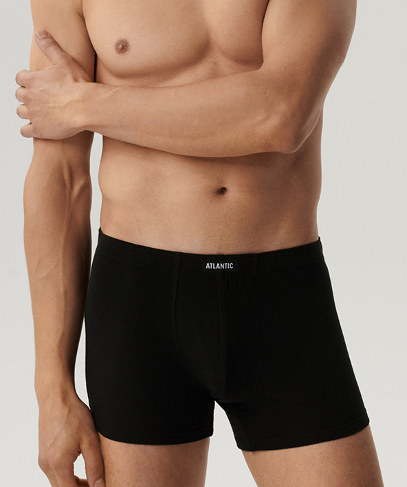 Набір боксерів чоловічих Atlantic 3BMH-007 3шт. XL чорніфото4