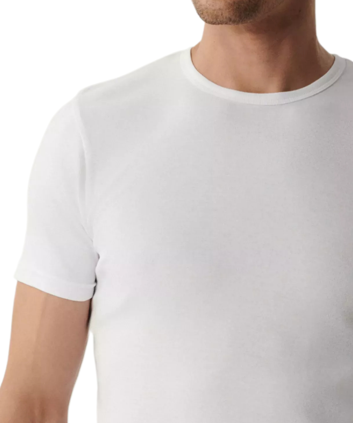 Футболка мужская Atlantic BMV-048N L белые фото 3