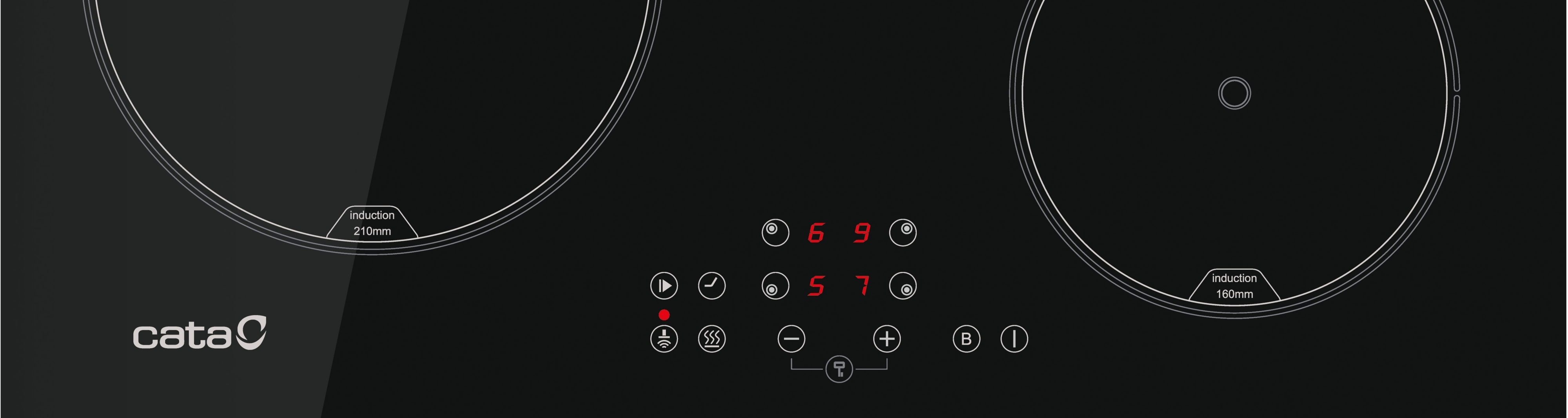 Варильна поверхня Cata IB 6324E2 BK (08063119)фото