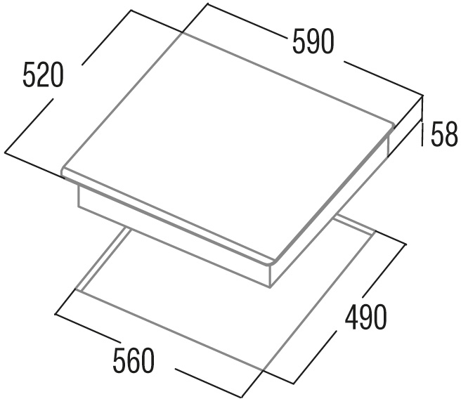 Варильна поверхня Cata IB 6324E2 BK (08063119)фото