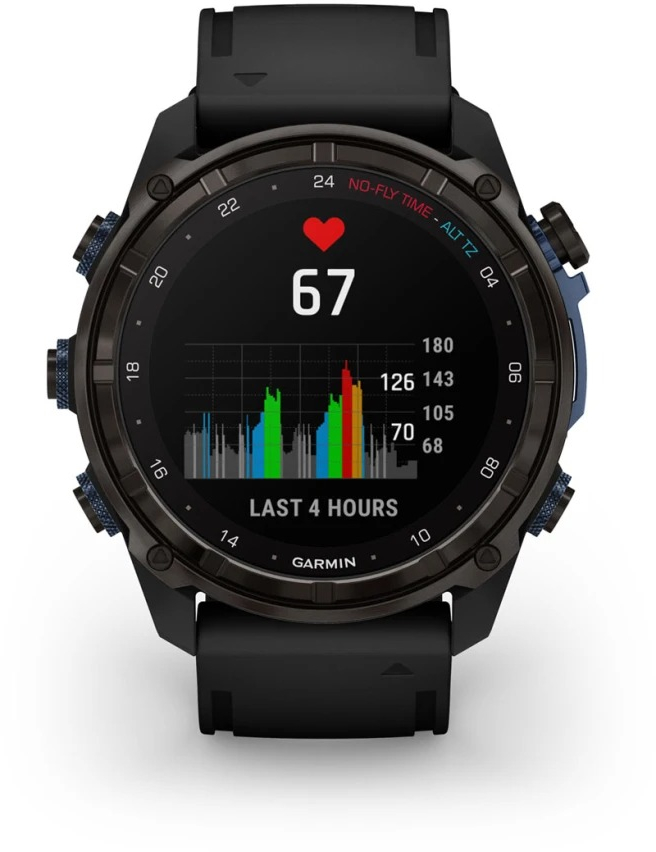 Смарт-часы Garmin Descent Mk3i 51mm Crbn Gry DLC Ti/Blk Dive Computer (010-02752-11) фото 