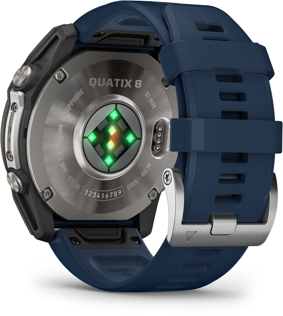 Смарт-годинник Garmin Quatix 8 51mm AMOLED Saph (010-02905-91)фото