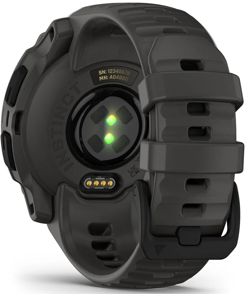 Смарт-часы Garmin Instinct E 40 mm Black Bezel with Charcoal Band (010-02932-00) фото 