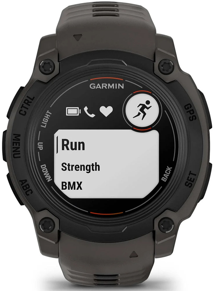 Смарт-часы Garmin Instinct E 40 mm Black Bezel with Charcoal Band (010-02932-00) фото 