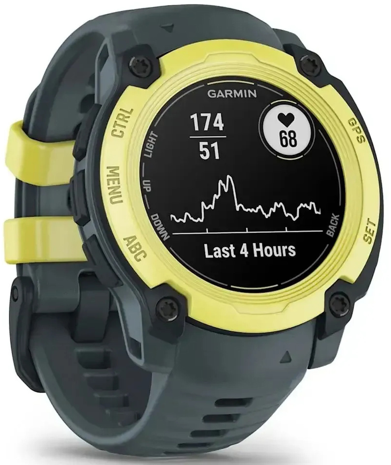 Смарт-часы Garmin Instinct E 40 mm Electric Lime Bezel w/ Twilight Band (010-02932-01) фото 