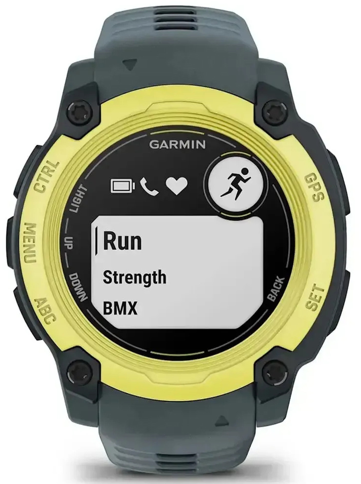 Смарт-часы Garmin Instinct E 40 mm Electric Lime Bezel w/ Twilight Band (010-02932-01) фото 