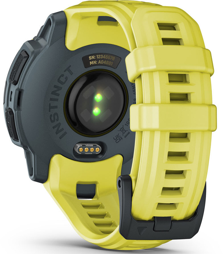 Смарт-годинник Garmin Instinct E 45 mm ElectricLimeBezel w/ ElectricLimeBand (010-02933-01)фото