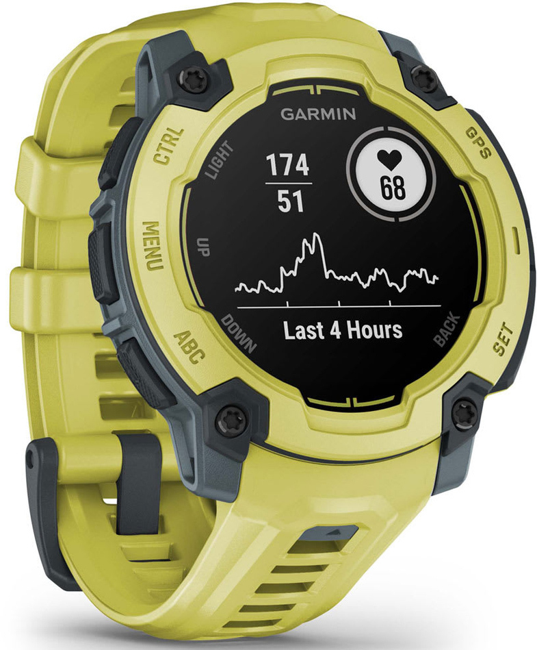 Смарт-годинник Garmin Instinct E 45 mm ElectricLimeBezel w/ ElectricLimeBand (010-02933-01)фото
