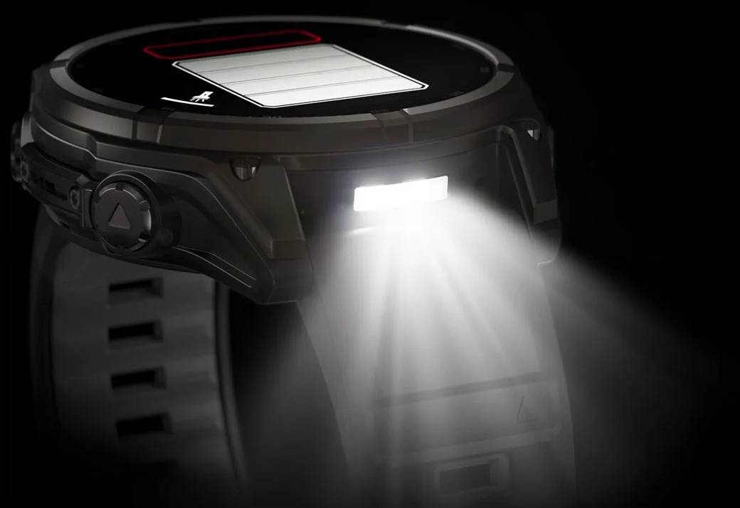 Смарт-годинник Garmin Fenix 8 47mmSaph SolarCrbnGry Ti/BlkBlk/PblGryBnd (010-02906-11)фото