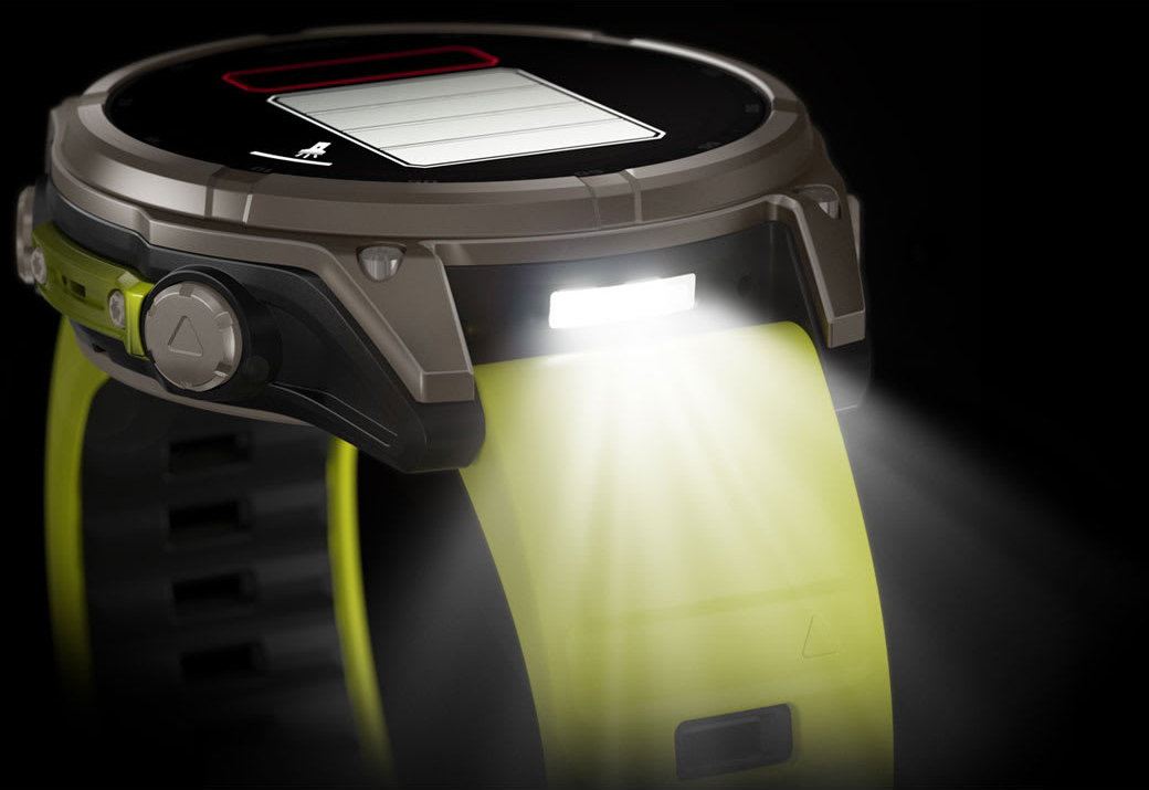 Смарт-часы Garmin Fenix 8 47mmSaph Solar BareTi/GraphiteAmpYe/GrphBnd (010-02906-21) фото 13