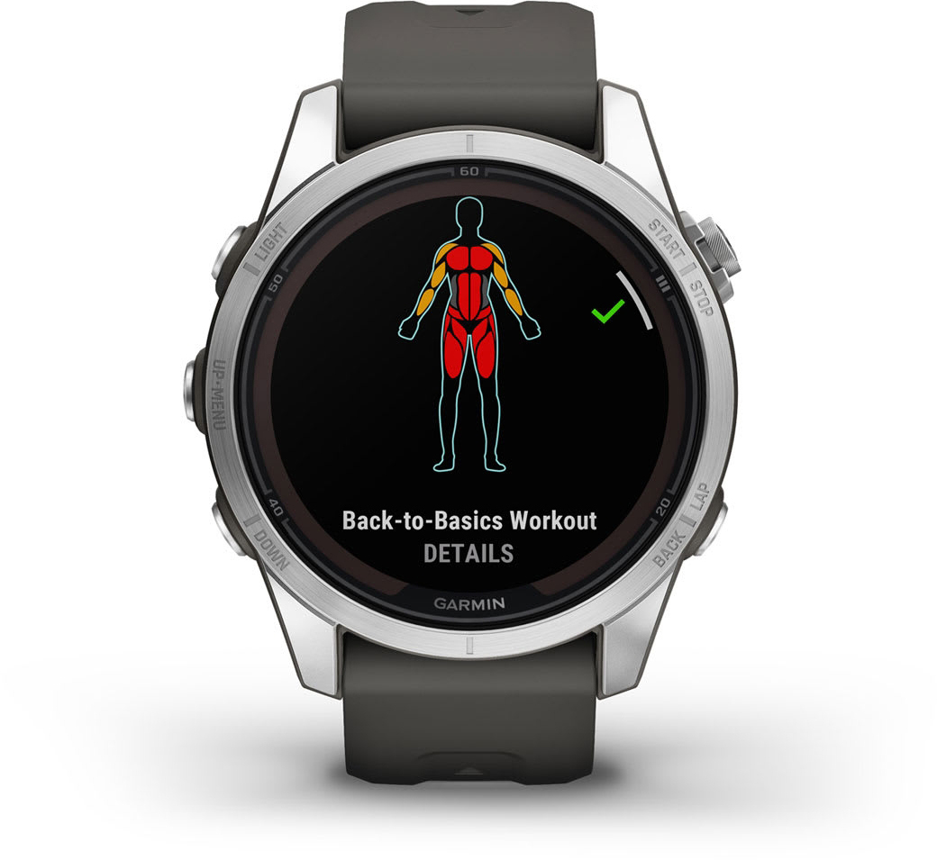 Смарт-часы Garmin Fenix 7S Pro Solar Glass SS w/Graphite band (010-02776-01) фото 11