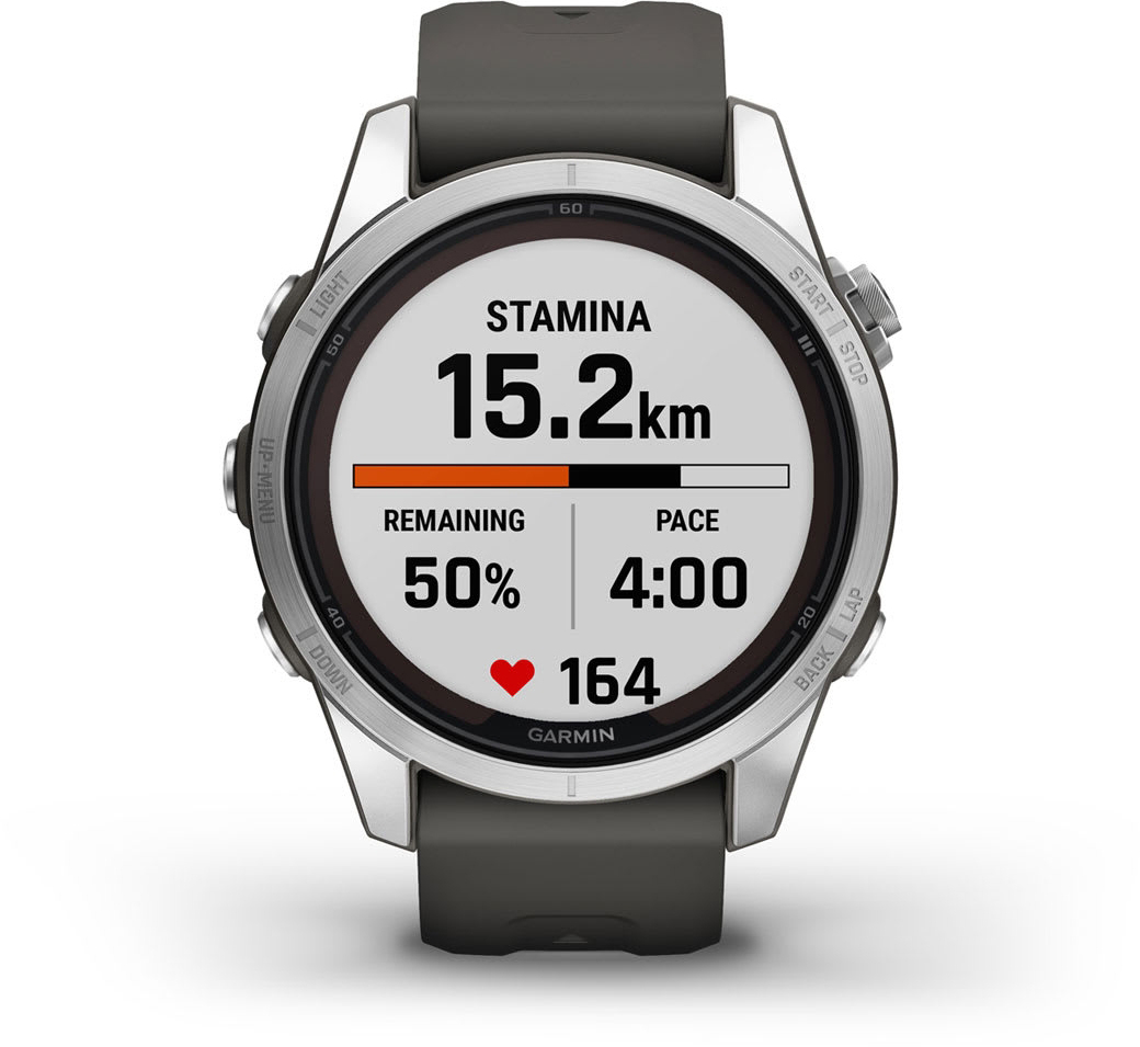 Смарт-часы Garmin Fenix 7S Pro Solar Glass SS w/Graphite band (010-02776-01) фото 10