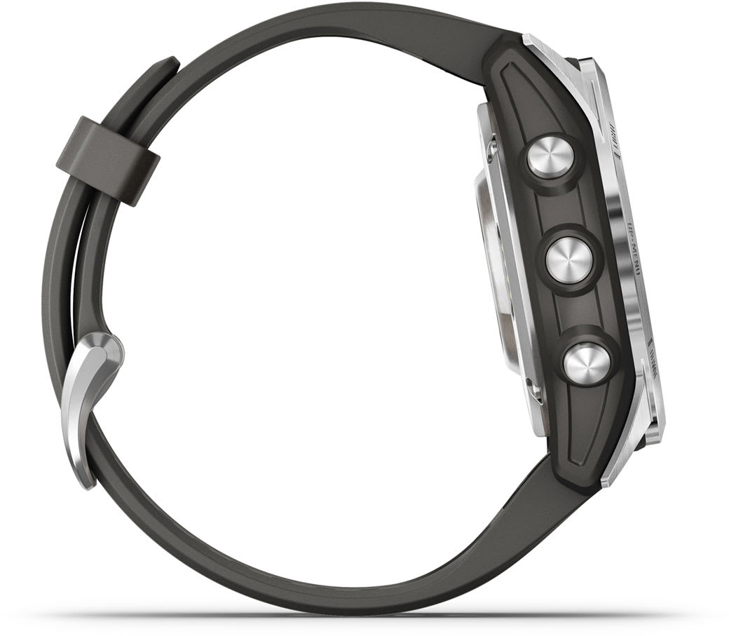 Смарт-часы Garmin Fenix 7S Pro Solar Glass SS w/Graphite band (010-02776-01) фото 4