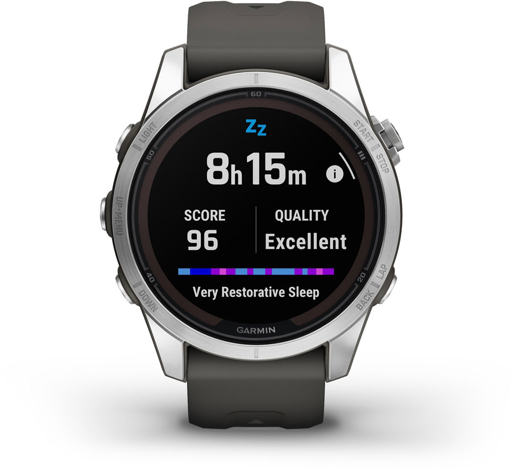 Смарт-часы Garmin Fenix 7S Pro Solar Glass SS w/Graphite band (010-02776-01) фото 9