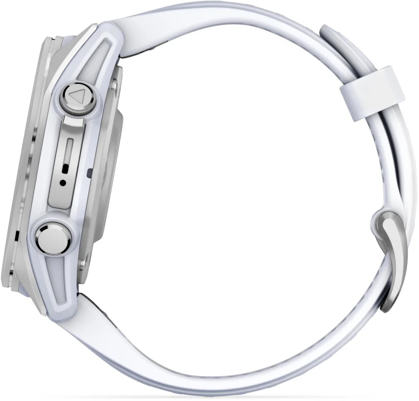 Смарт-годинник Garmin Fenix 8 43mm AMOLED Glass BareSS/Whitestone WhitestoneBnd (010-02903-00)фото