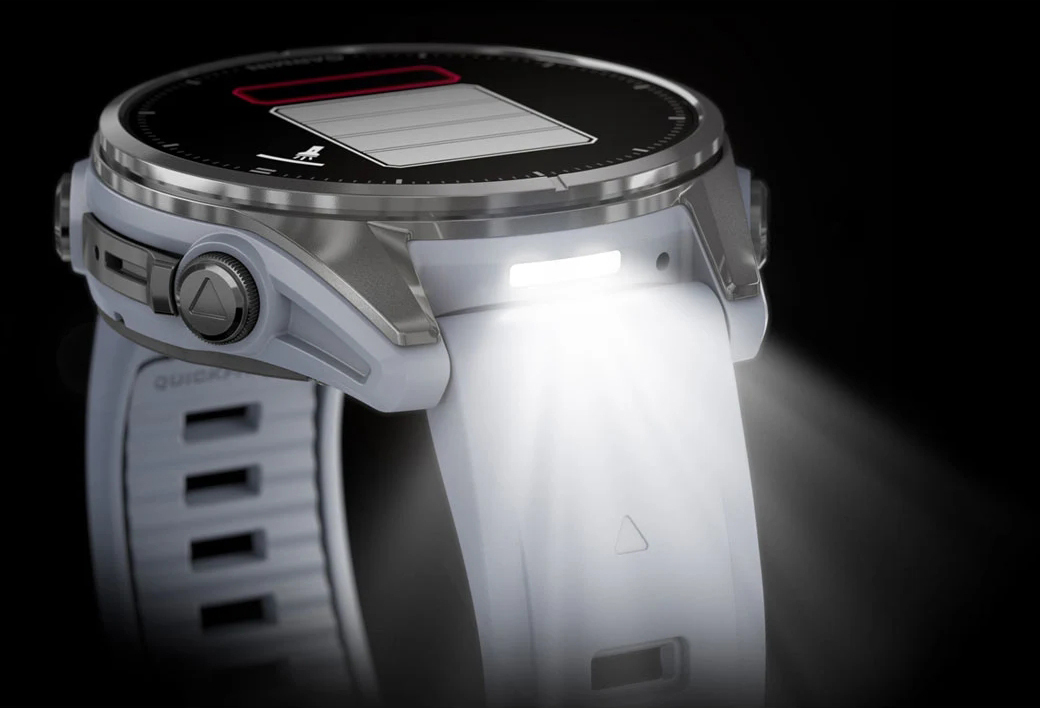 Смарт-годинник Garmin Fenix 8 43mm AMOLED Glass BareSS/Whitestone WhitestoneBnd (010-02903-00)фото