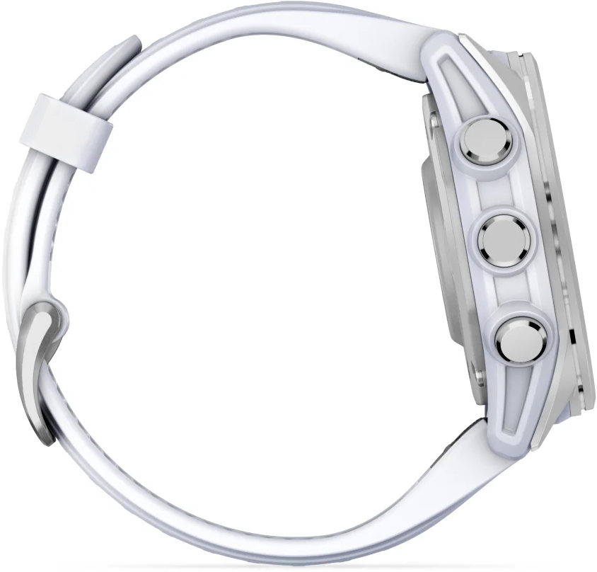 Смарт-годинник Garmin Fenix 8 43mm AMOLED Glass BareSS/Whitestone WhitestoneBnd (010-02903-00)фото