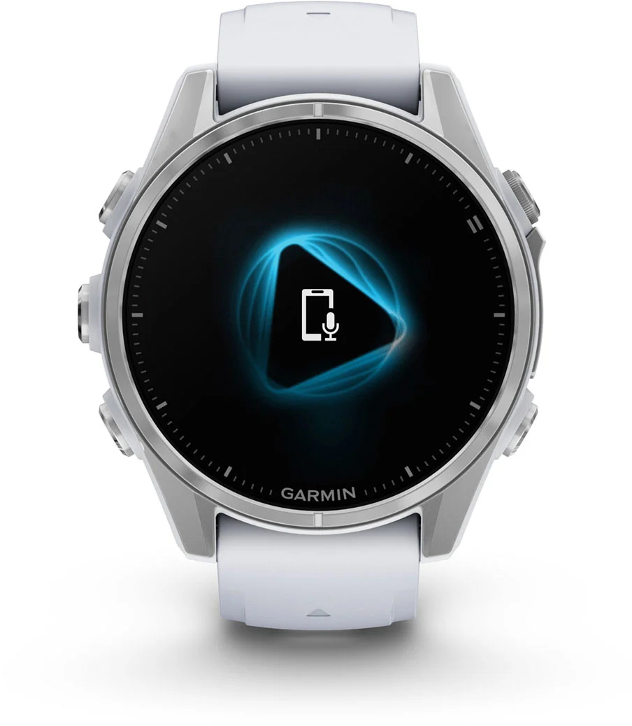 Смарт-годинник Garmin Fenix 8 43mm AMOLED Glass BareSS/Whitestone WhitestoneBnd (010-02903-00)фото