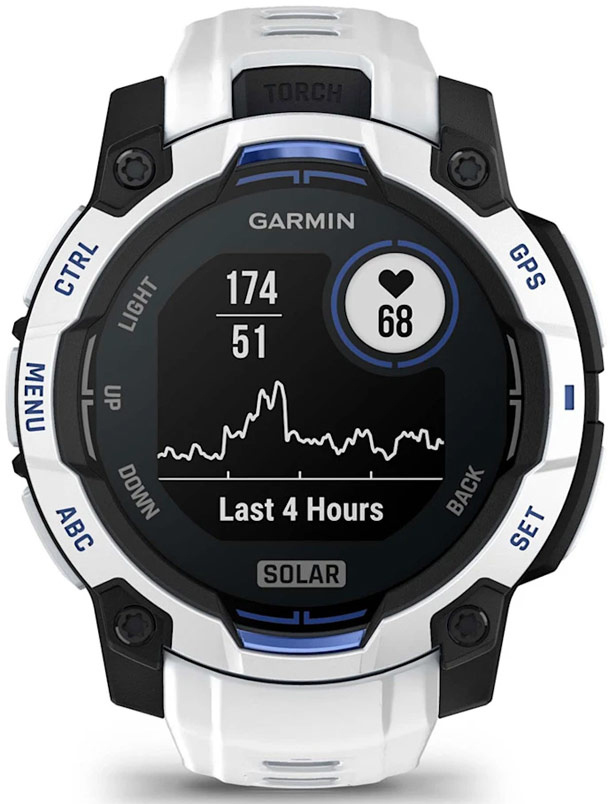 Смарт-годинник Garmin Instinct 3 45mm Solar Whitestone with Whitestone Band (010-02934-03)фото