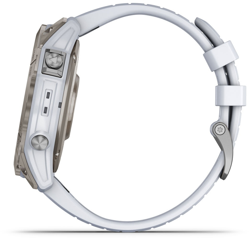 Смарт-годинник Garmin EPIX PRO (g2) 51 Saph Ti Whitestone (010-02804-11)фото