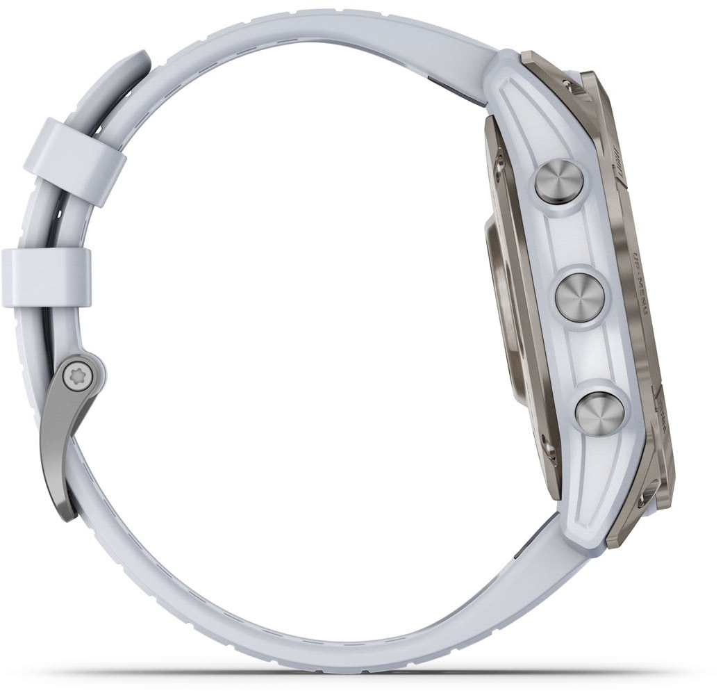 Смарт-годинник Garmin EPIX PRO (g2) 51 Saph Ti Whitestone (010-02804-11)фото