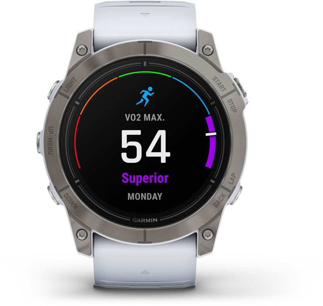 Смарт-годинник Garmin EPIX PRO (g2) 51 Saph Ti Whitestone (010-02804-11)фото