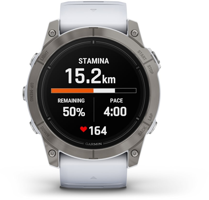 Смарт-годинник Garmin EPIX PRO (g2) 51 Saph Ti Whitestone (010-02804-11)фото