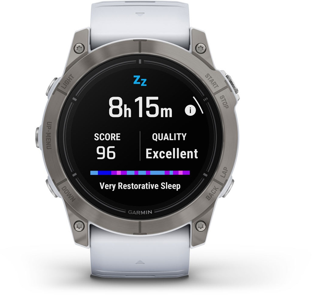 Смарт-годинник Garmin EPIX PRO (g2) 51 Saph Ti Whitestone (010-02804-11)фото