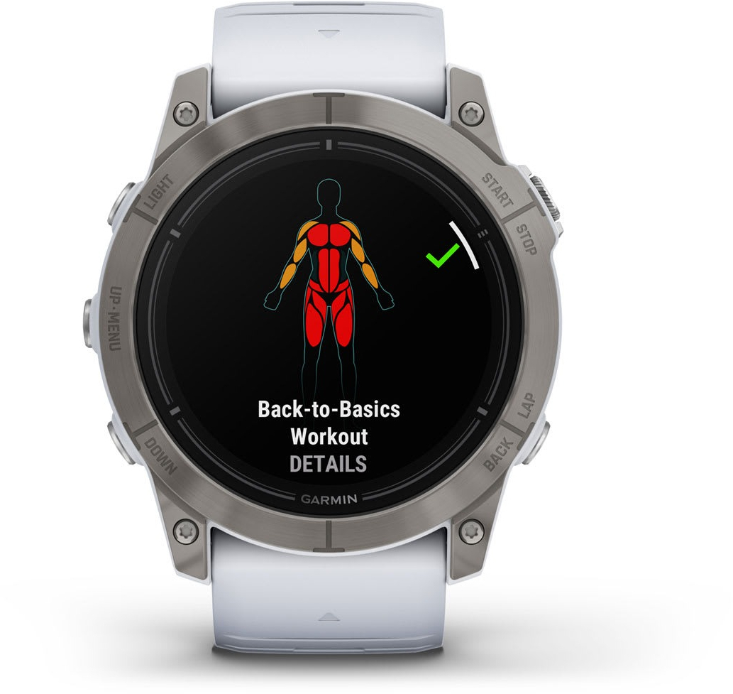 Смарт-годинник Garmin EPIX PRO (g2) 51 Saph Ti Whitestone (010-02804-11)фото