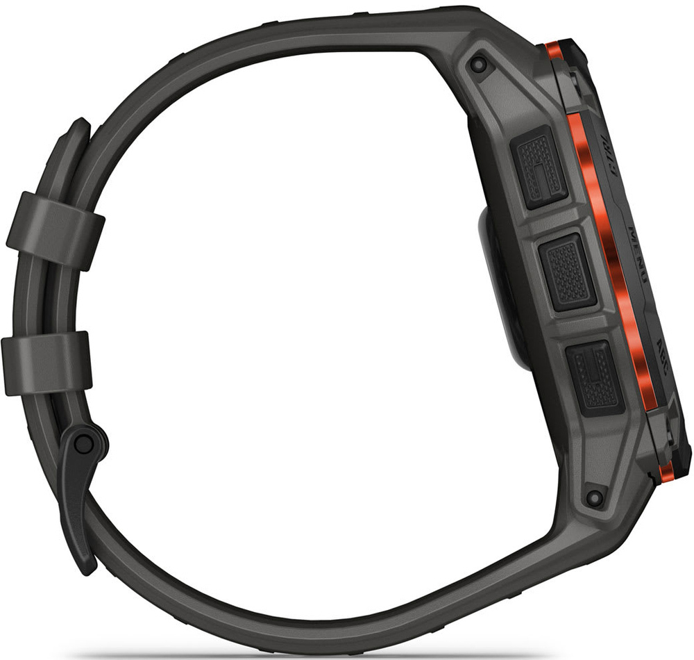 Смарт-годинник Garmin Instinct 3 50mm Solar Black Bezel with Charcoal Band (010-02935-00)фото