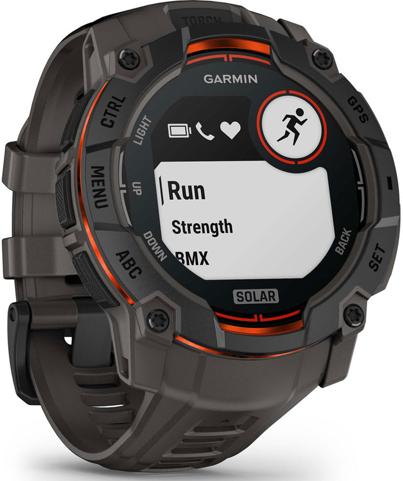 Смарт-годинник Garmin Instinct 3 50mm Solar Black Bezel with Charcoal Band (010-02935-00)фото