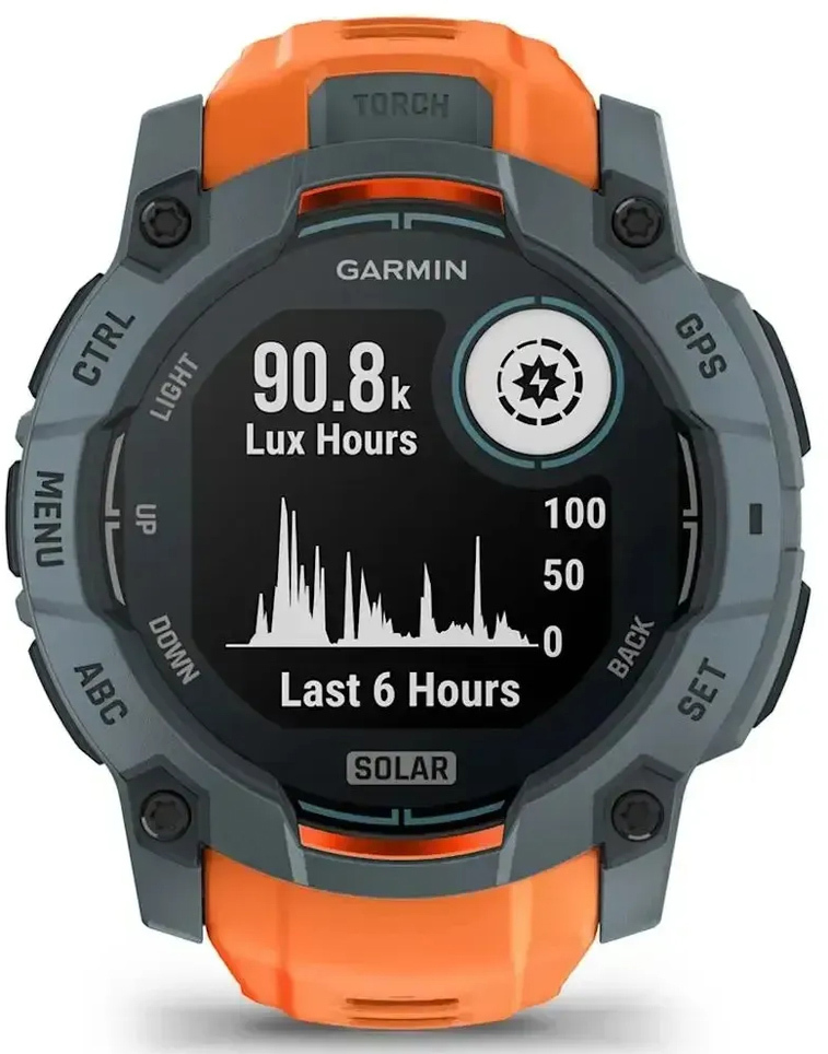 Смарт-годинник Garmin Instinct 3 50mm Solar Twilight Bezel w/Solstice Band (010-02935-01)фото