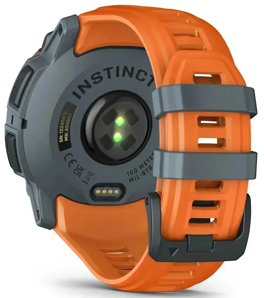 Смарт-годинник Garmin Instinct 3 50mm Solar Twilight Bezel w/Solstice Band (010-02935-01)фото