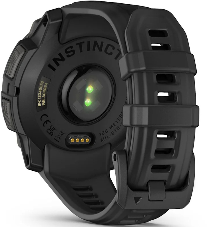 Смарт-часы Garmin Instinct 3 45mm AMOLED Black Bezel with Black Band (010-02936-00) фото 