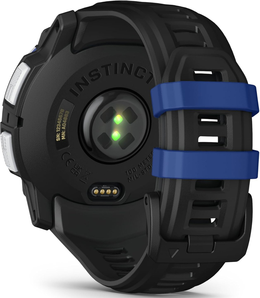 Смарт-годинник Garmin Instinct 3 50mm Solar Whitestone with Black Band (010-02935-03)фото