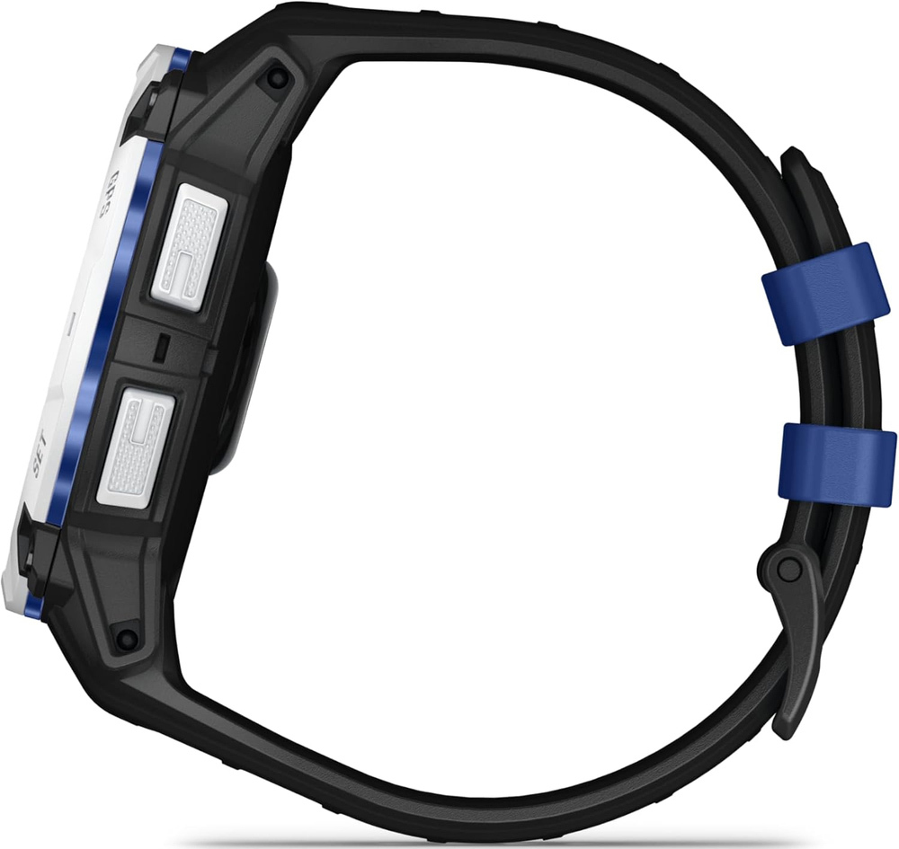 Смарт-годинник Garmin Instinct 3 50mm Solar Whitestone with Black Band (010-02935-03)фото