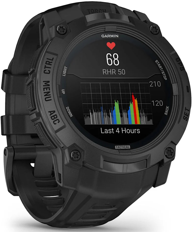 Смарт-годинник Garmin Instinct 3 Tactical AMOLED 50mm Black (010-03020-50)фото