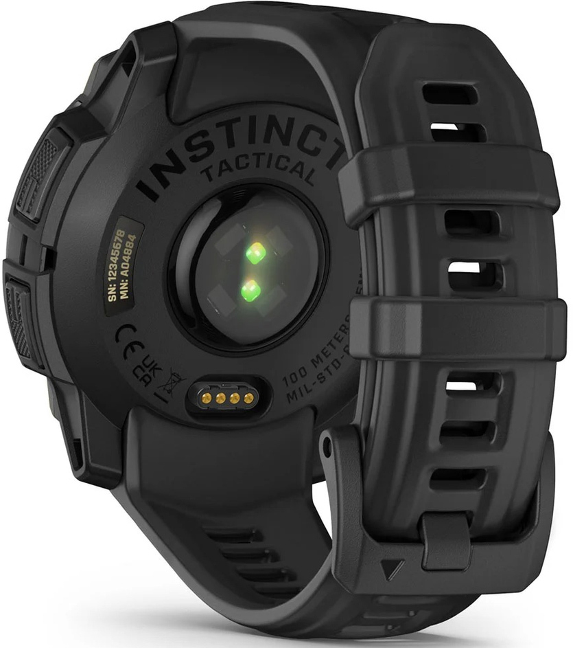 Смарт-годинник Garmin Instinct 3 45mm Tactical Solar Black (010-02934-50)фото
