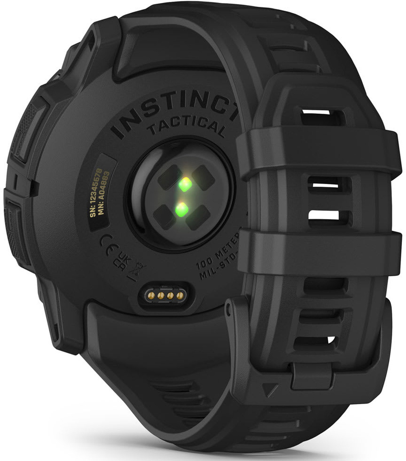 Смарт-часы Garmin Instinct 3 50mm Tactical Solar Black (010-02935-50) фото 