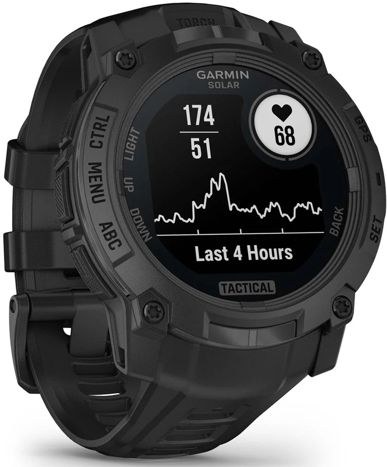Смарт-часы Garmin Instinct 3 50mm Tactical Solar Black (010-02935-50) фото 
