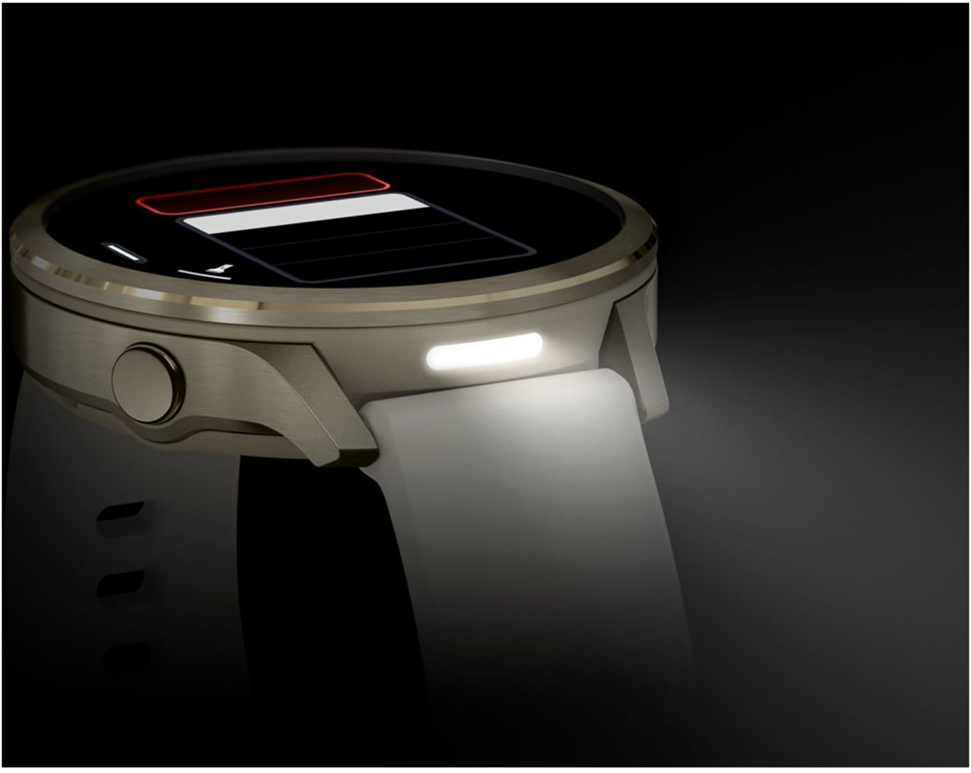 Смарт-годинник Garmin Venu 4 (41mm) Beige w/ Lunar Gold + Leather (010-03013-03)фото