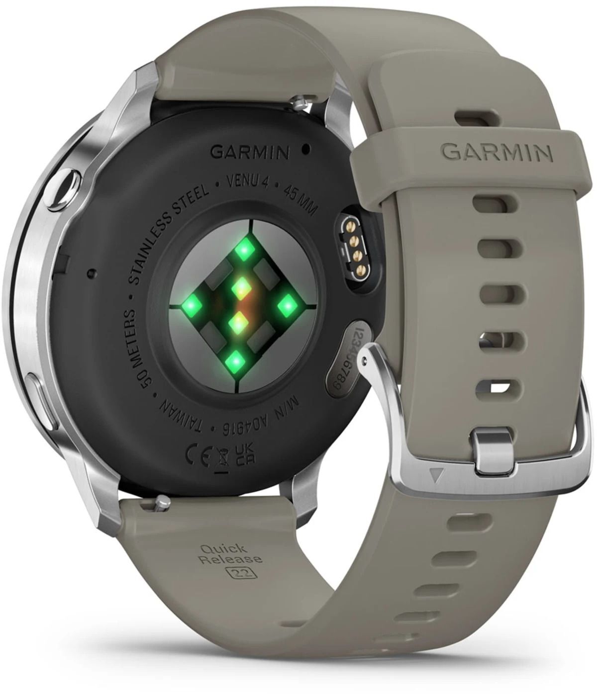 Смарт-годинник Garmin Venu 4 (45mm) Black w/ Silver + Gray (010-03014-01)фото