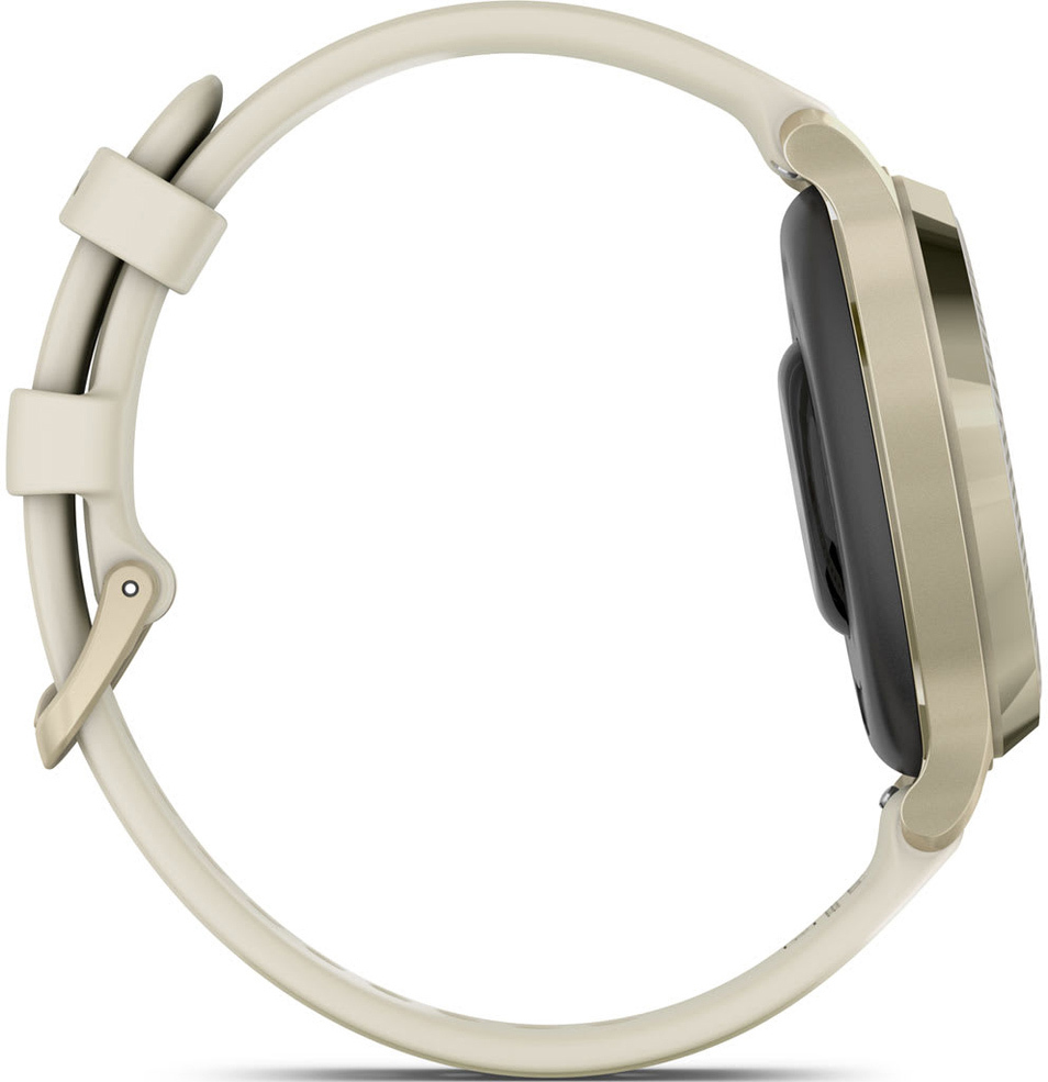 Смарт-часы Garmin Lily 2 Active Lunar Gold/Bone Silicone (010-02891-00) фото 
