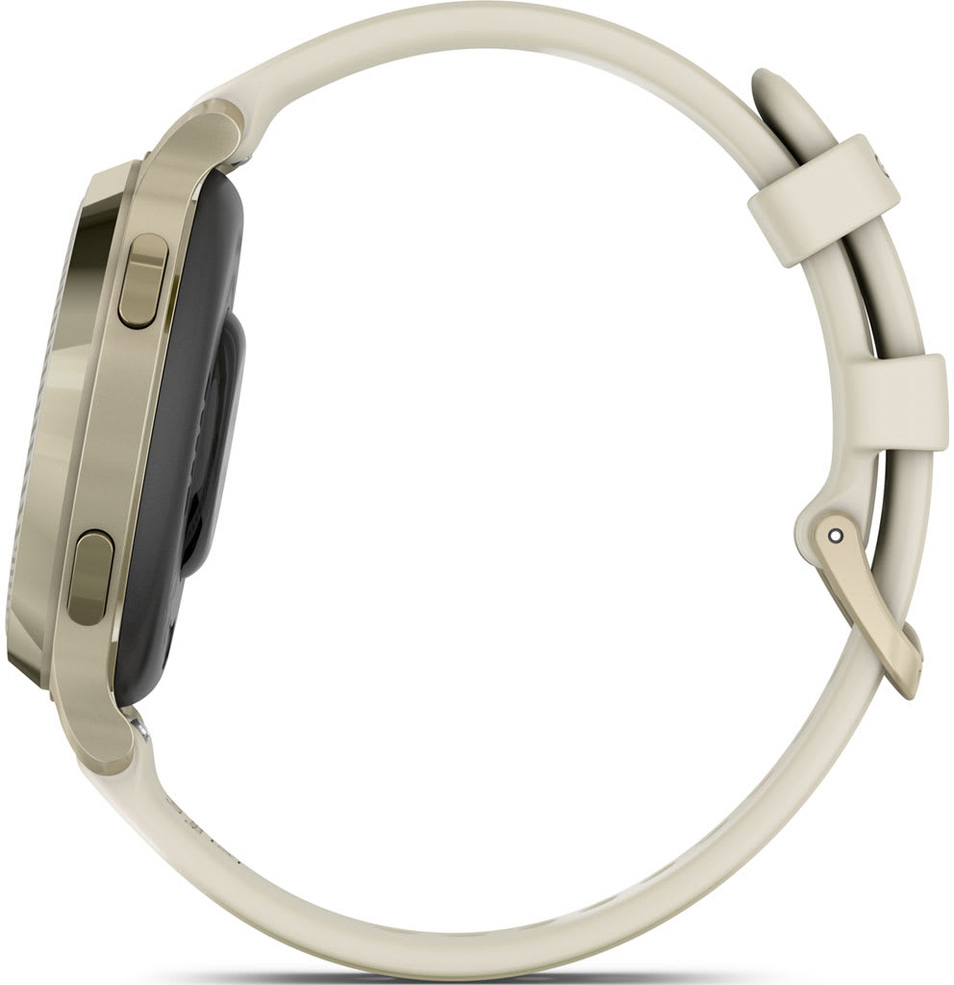 Смарт-часы Garmin Lily 2 Active Lunar Gold/Bone Silicone (010-02891-00) фото 