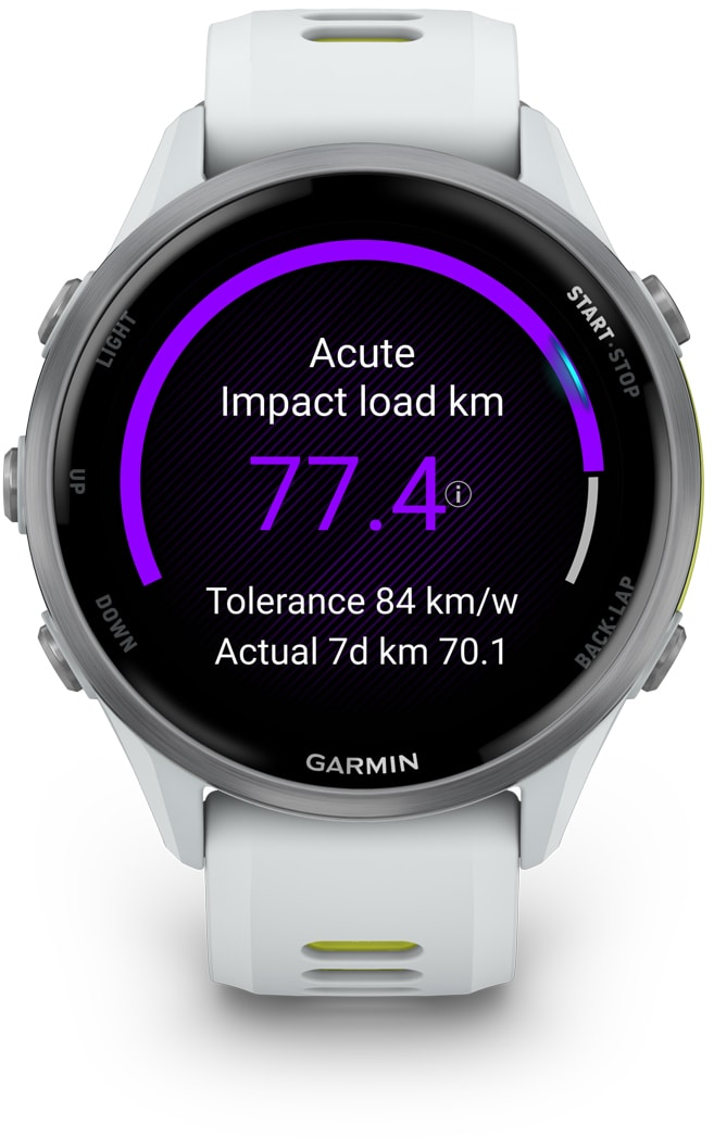 Смарт-годинник Garmin Forerunner 970 Whitestone/Amp Yellow (010-02969-11)фото
