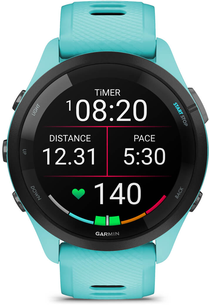 Смарт-часы Garmin Forerunner 265 Aqua (010-02810-12) фото 