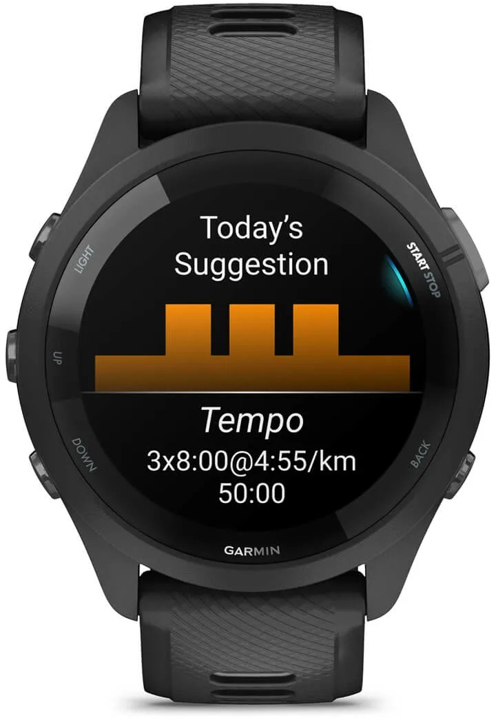 Смарт-часы Garmin Forerunner 265 Black (010-02810-10) фото 