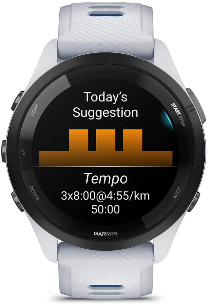 Смарт-часы Garmin Forerunner 265 Whitestone (010-02810-11) фото 