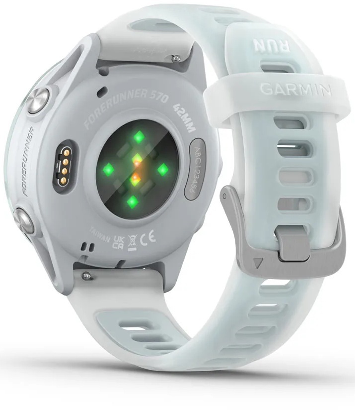 Смарт-часы Garmin Forerunner 570 42MM Whitestone/Cloud Blue (010-02970-01) фото 